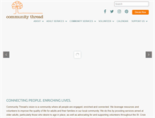 Tablet Screenshot of communitythreadmn.org